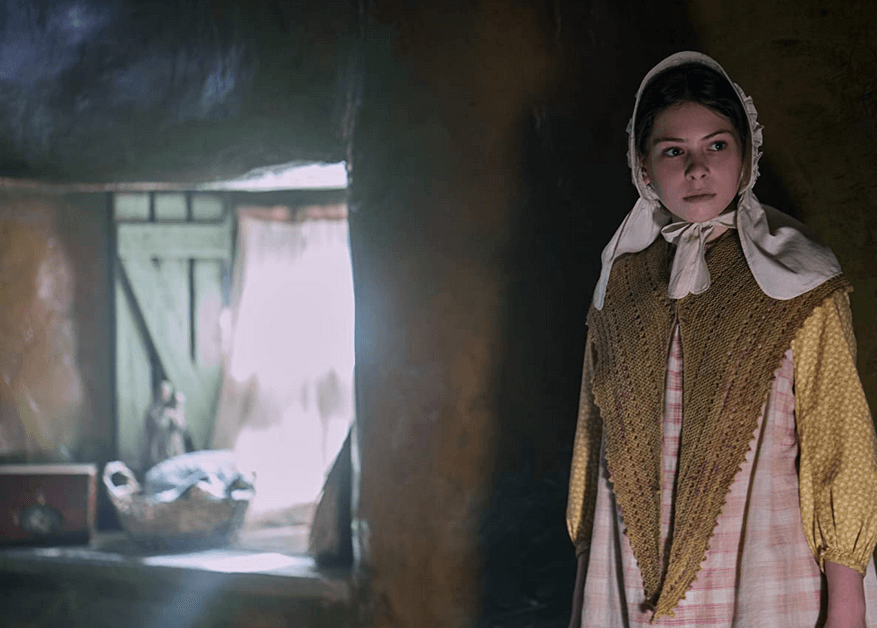 Anna O'Donnell (Kila Lord Cassidy), a child who hasn't eaten in four months, in "The Wonder." (Element Pictures/Netflix)