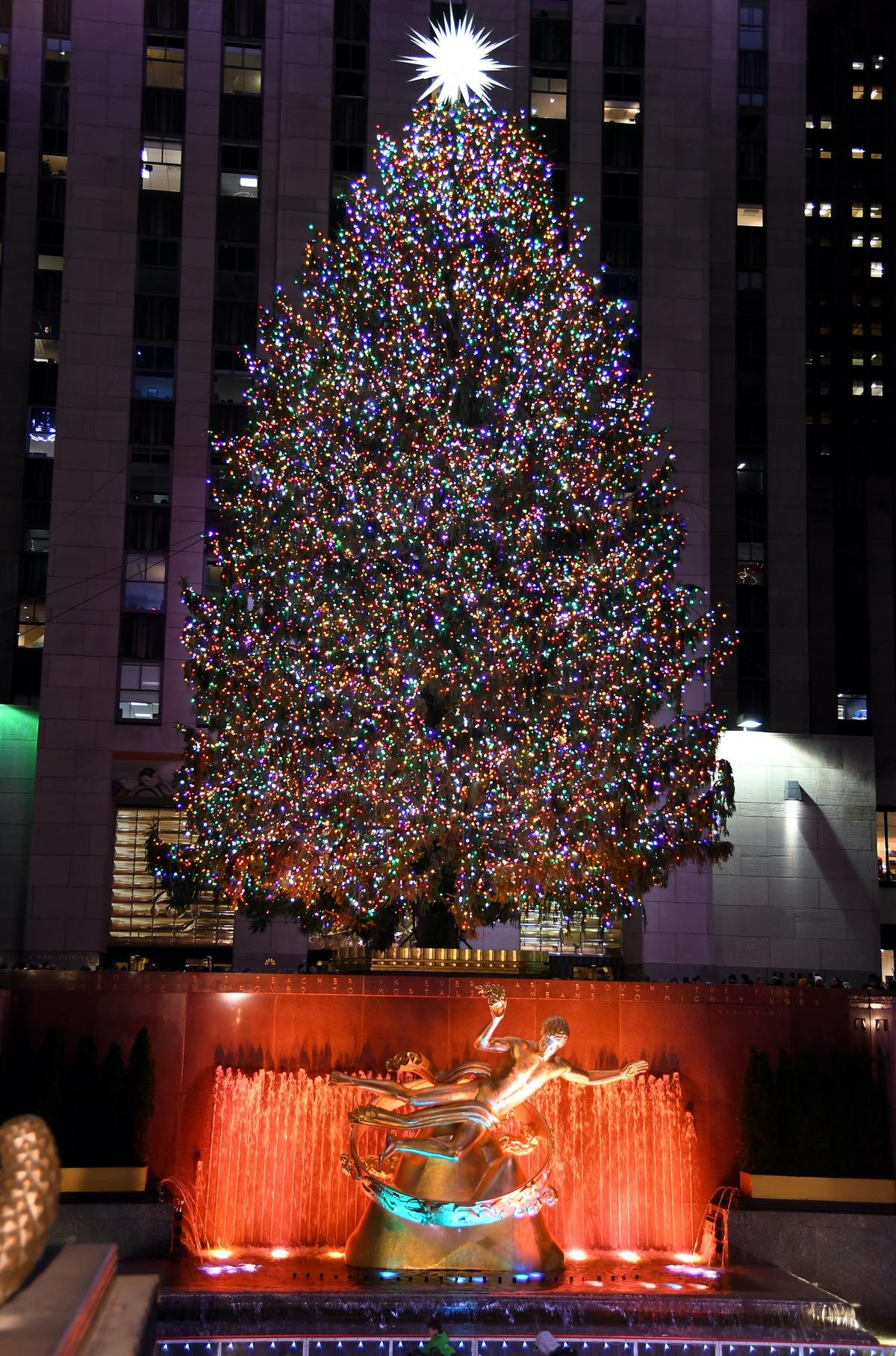 Rockefeller Center Christmas tree. (Dreamstime)