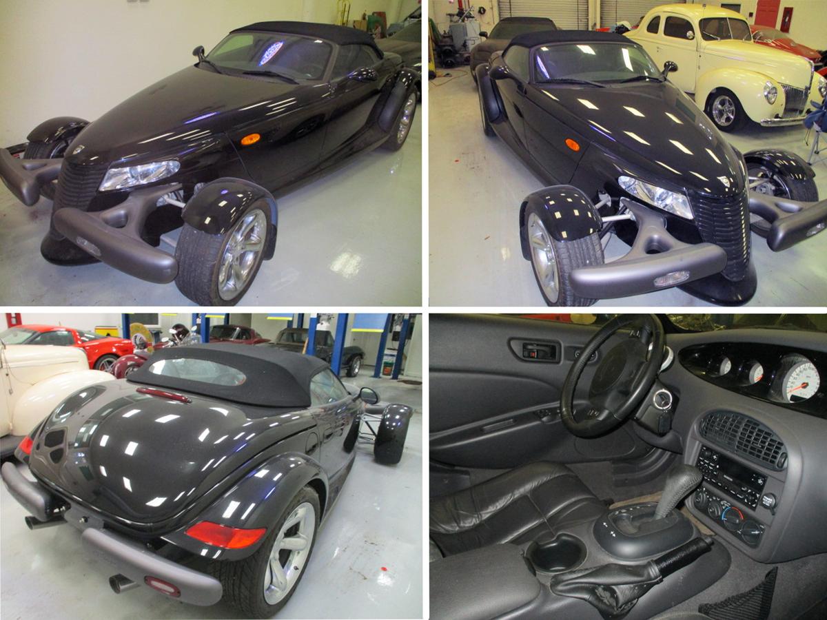 Aspects of a 1999 Plymouth Prowler. (Courtesy of John Harris)