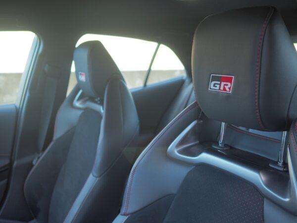 Headrests with GR logo. (By Benjamin Yong)