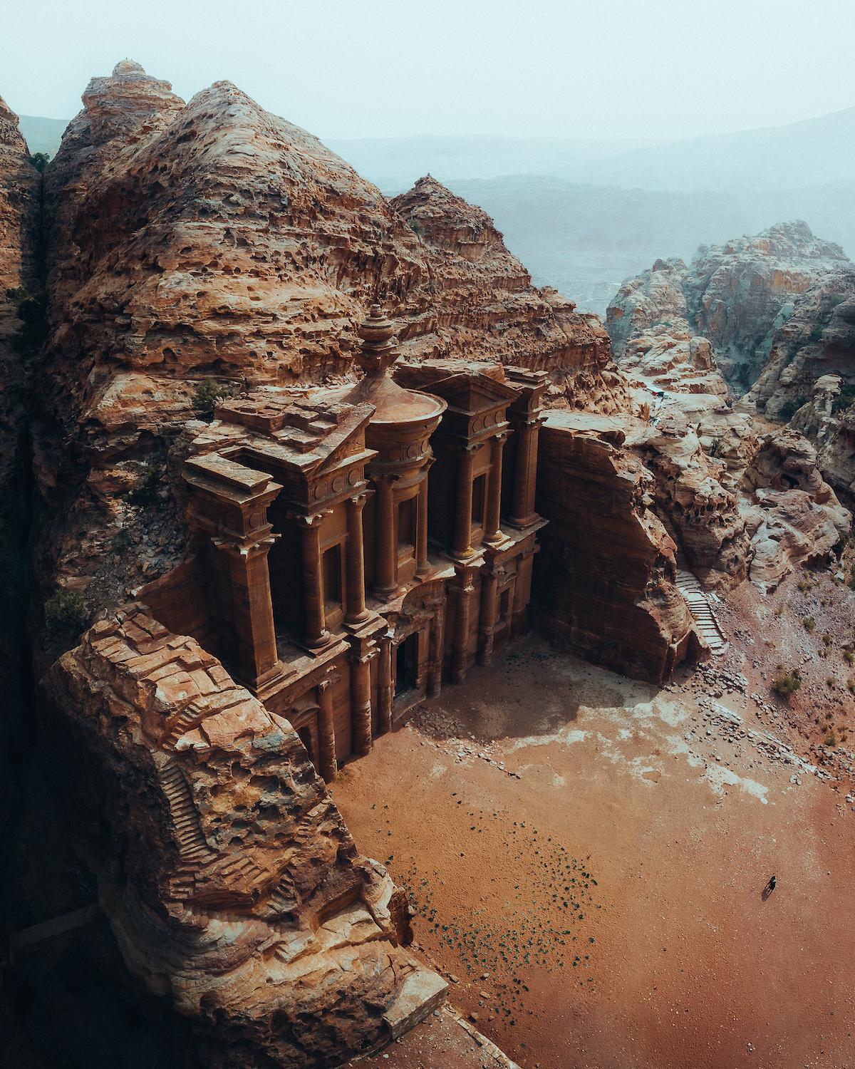 World History Shortlist: Luke Stackpoole–Monastery, Petra, Jordan. (Courtesy of Luke Stackpoole)