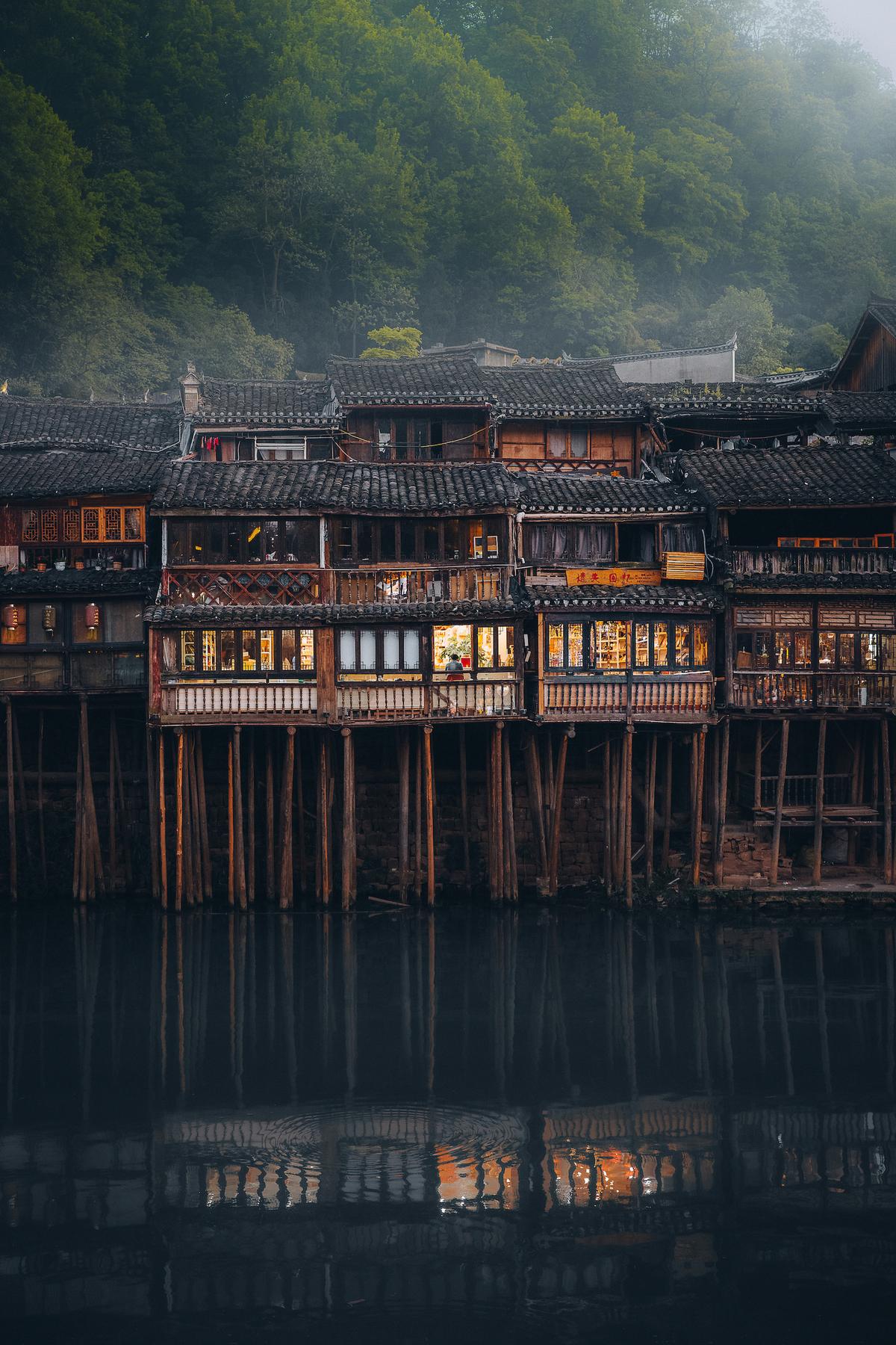 World History winner: Luke Stackpoole–Fenghuang Ancient Town, China. (Courtesy of Luke Stackpoole)