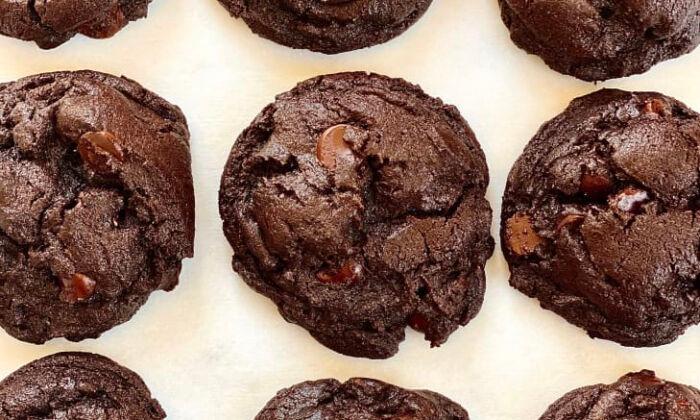 Double Chocolate Chip Cookies Are Soft, Chewy and Abundantly Chocolaty