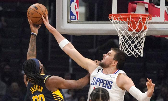 Zubac Scores 31, Pulls Down 29 Boards; Clippers Beat Pacers