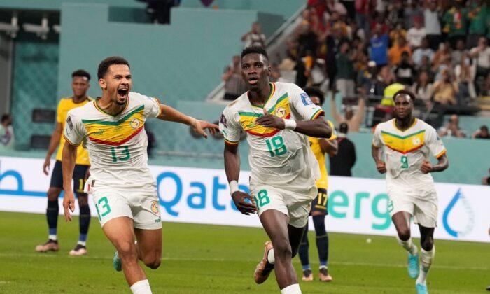 Senegal Advances to Last 16 at World Cup, Beats Ecuador 2–1