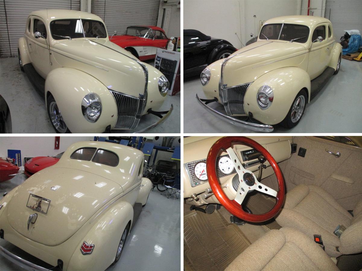 Aspects of a 1940 Ford Standard Coupe. (Courtesy of John Harris)