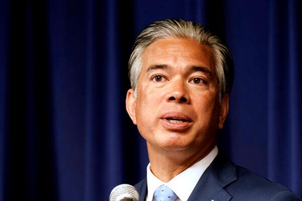 California Attorney General Rob Bonta speaks at a news conference in Sacramento on June 28, 2022. (Rich Pedroncelli/AP Photo)