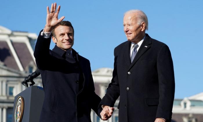 Biden Welcomes French President Macron to White House
