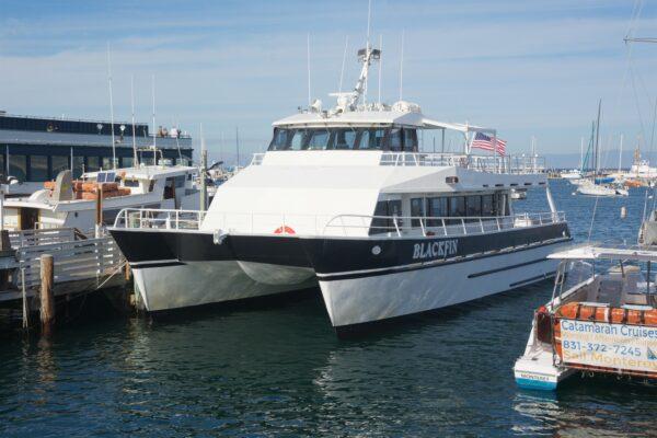 The Blackfin, operated by Monterey Bay Whale Watch, is a clean and comfortable boat. (Courtesy of Karen Gough)