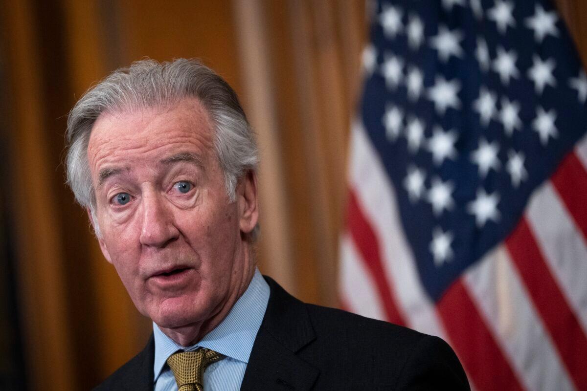 Rep. Richard Neal (D-Mass.) in Washington on Feb. 4, 2022. (Drew Angerer/Getty Images)