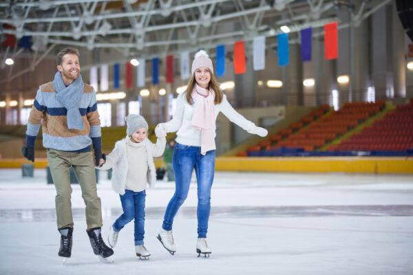 A file photo of a family skating. (AboutLife/Shutterstock)