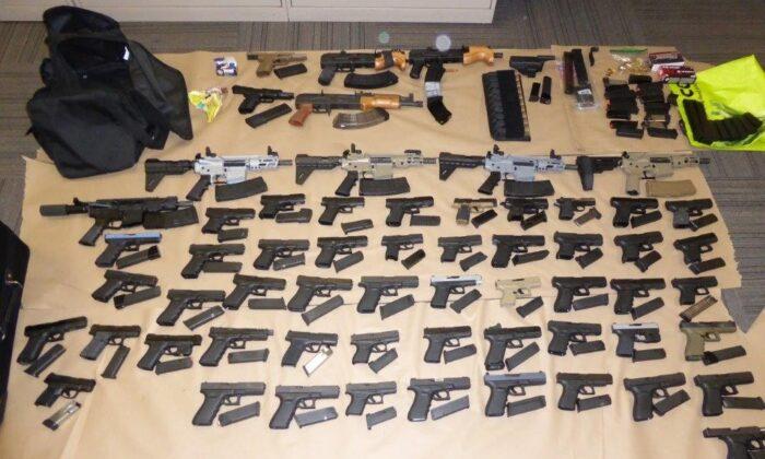 Toronto Police Seize 62 Guns, Lay 260 Criminal Charges in Gun Smuggling Investigation