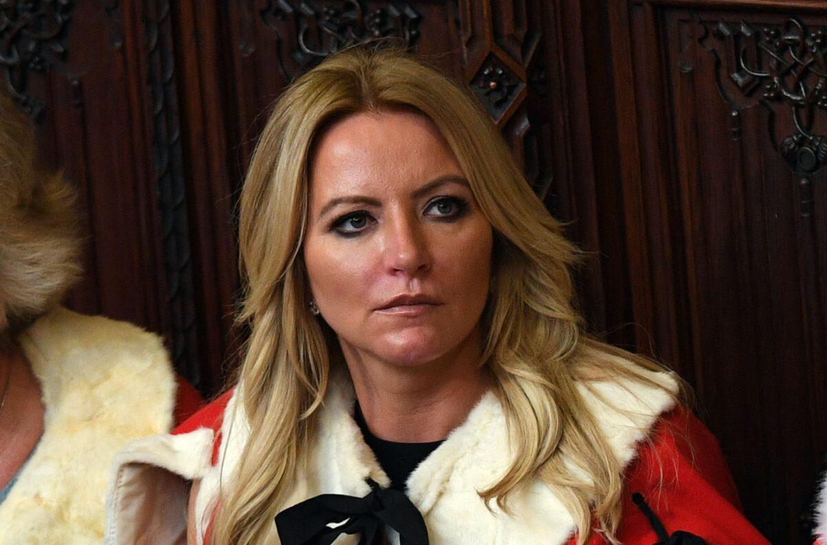 Baroness Michelle Mone pictured ahead of the State Opening of Parliament by Queen Elizabeth II, in the House of Lords, London, on June 21, 2017. (Stefan Rousseau/PA Media)