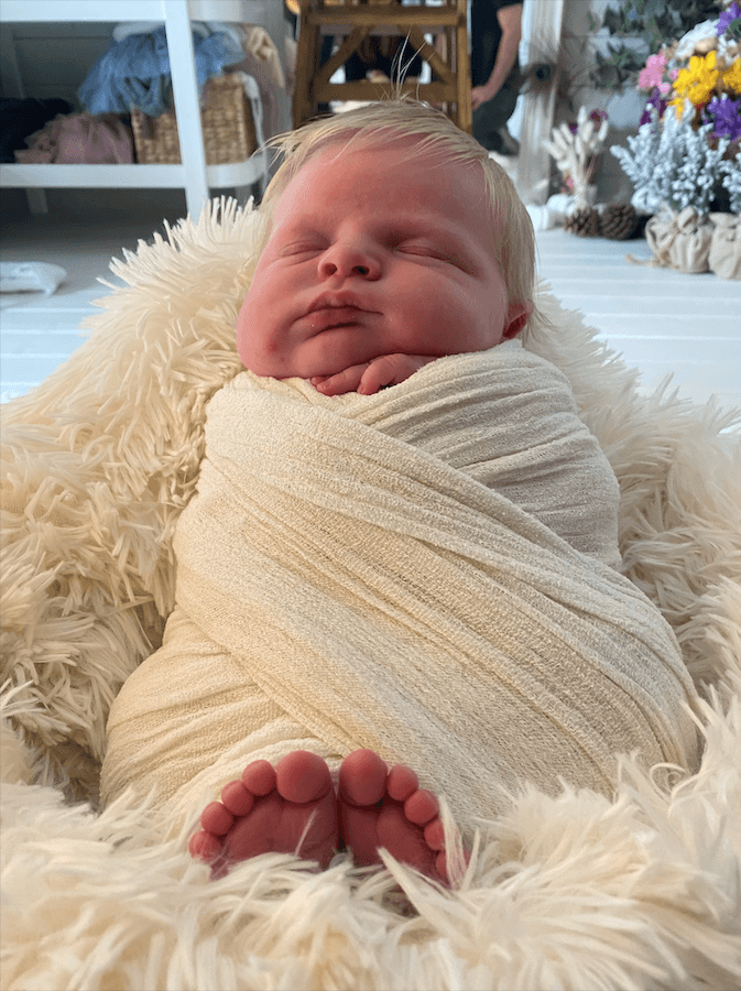 Newborn David. (Courtesy of <a href="https://www.instagram.com/tetiana_doronina/">Tatiana Doronina</a>)