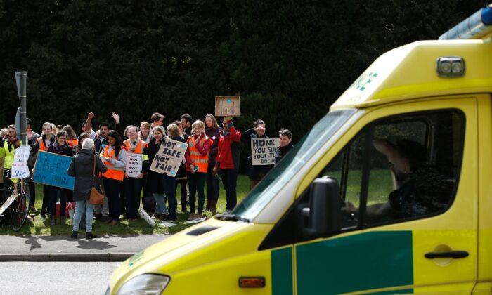 British Government Mulls Banning Strikes by Health Care Workers