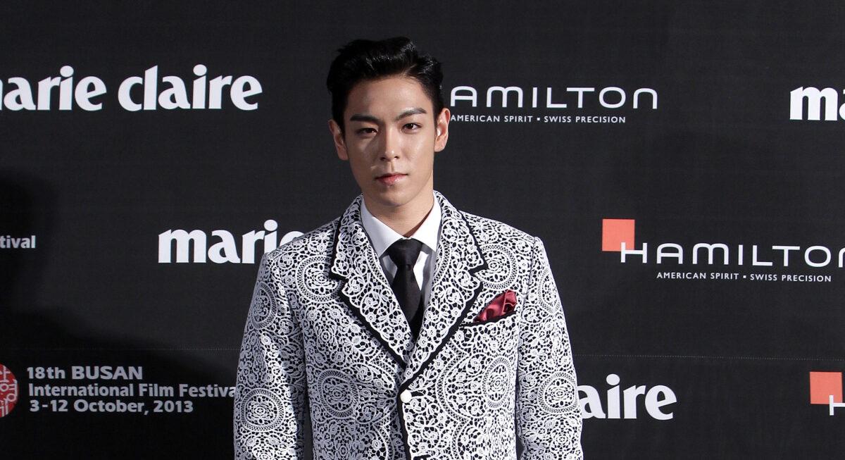 T.O.P of Big Bang arrives for the Marie Claire Asia Star Awards during the 18th Busan International Film Festival in Busan, South Korea, on Oct. 5, 2013. (Chung Sung-Jun/Getty Images)