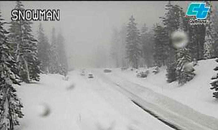 Heavy Rain, Wind, Snow Blows Through California Into Sierra