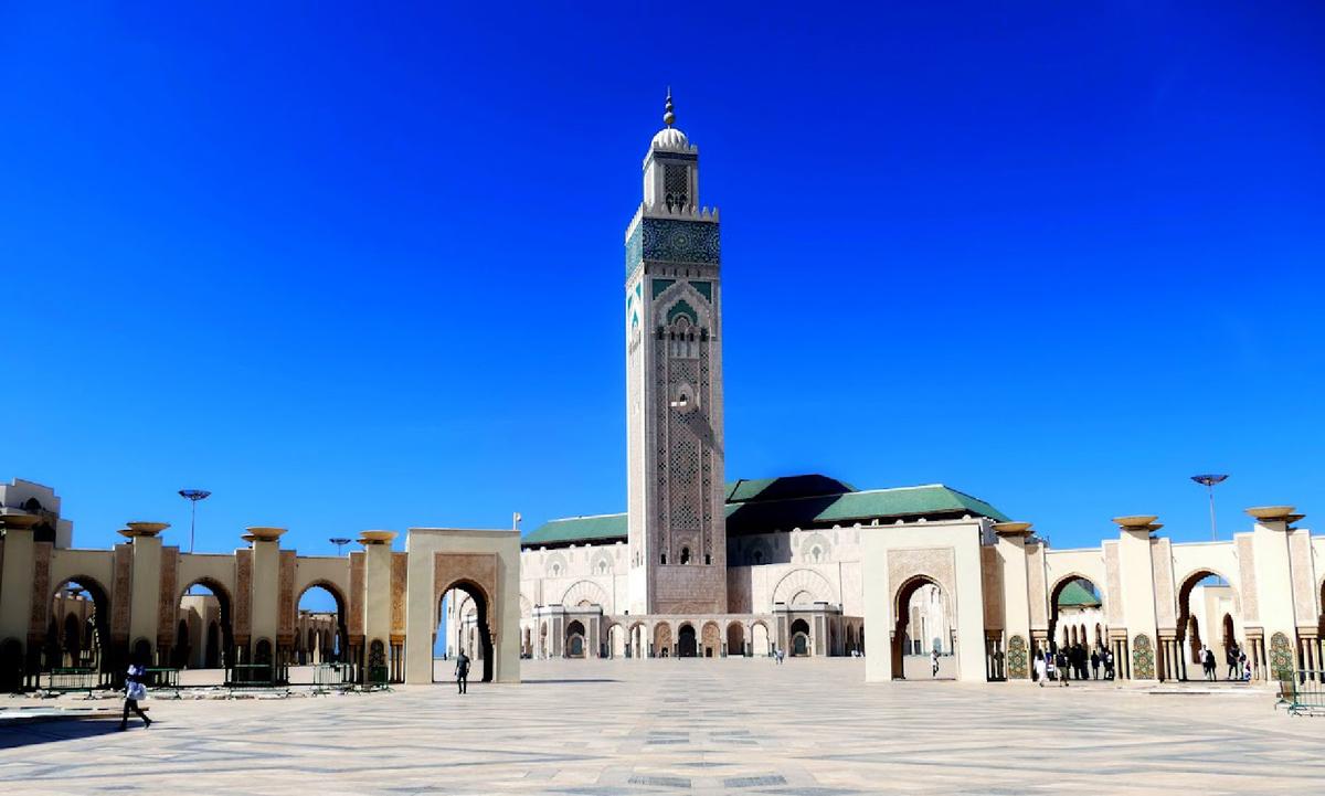 The King Hassan II Mosque in Casablanca, Morocco, is one of the largest in the world and the only one where non-Muslims may enter. (Photo courtesy of Phil Allen)