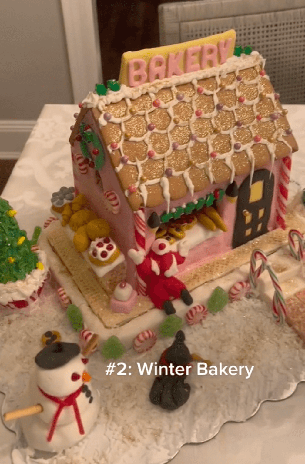 The winner of this year's gingerbread contest: Winter bakery. (Courtesy of Alexia Lucas)