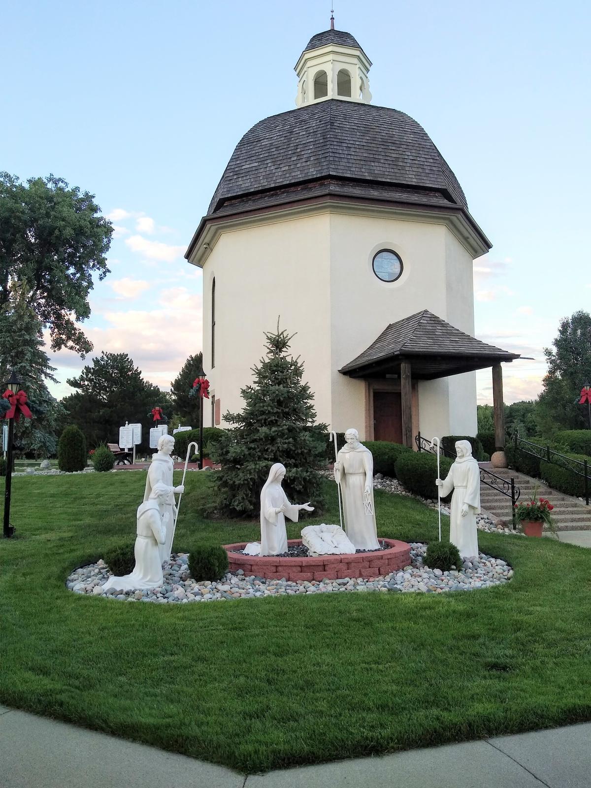 The Silent Night Chapel, located at Bronner's CHRISTmas Wonderland in Frankenmuth, Mich., is a replica of the original chapel in Oberndorf, Austria. (Courtesy of Dean George)