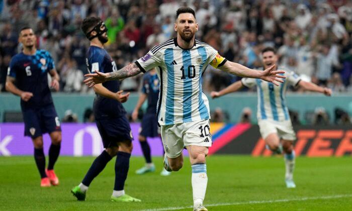 Messi, Argentina Beat Croatia 3–0 to Reach World Cup Final