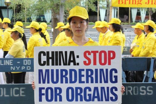 Falun Gong practitioner Han Yu, whose father was killed and believed to have been organ harvested while wrongfully imprisoned in Beijing in 2004. (Courtesy of Han Yu)