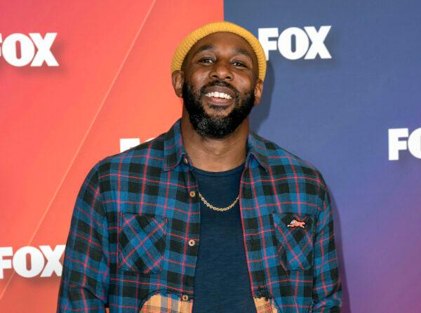Stephen "tWitch" Boss appears at the FOX 2022 Upfront presentation in New York on May 16, 2022. (Christopher Smith/Invision/AP)