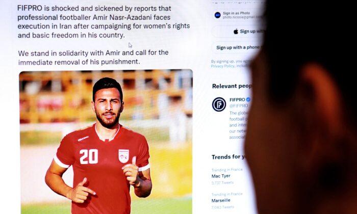 World Soccer Union ‘Shocked’ to Learn Iranian Player at Risk of Execution for Protest Involvement