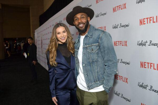Allison Holker and Stephen Boss attend the Los Angeles premiere screening of "Velvet Buzzsaw" at American Cinematheque's Egyptian Theatre in Hollywood, Calif., on Jan. 28, 2019. (Emma McIntyre/Getty Images)