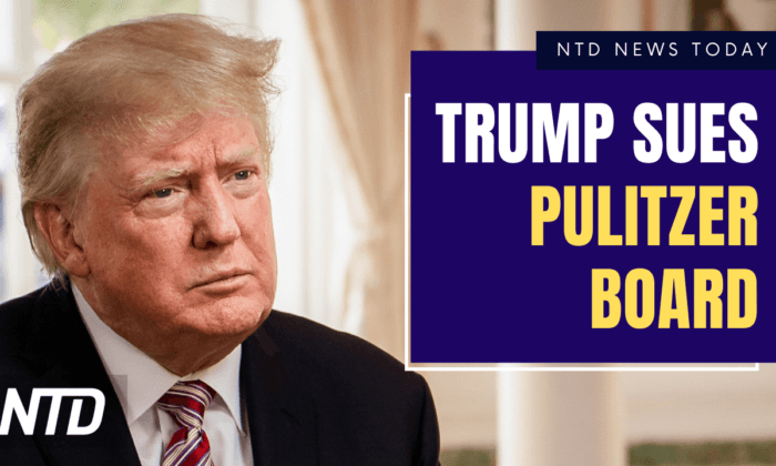NTD News Today (Dec. 15): Trump Sues Pulitzer Prize Board; School Board Member a ‘New Voice’ for Parents Concerned About CRT