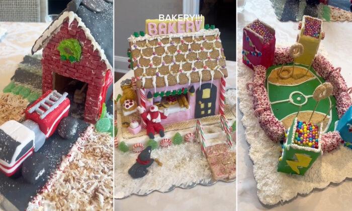 Family Goes Viral for Christmas Gingerbread House Contest, ‘It’s Always Been a Family Thing’