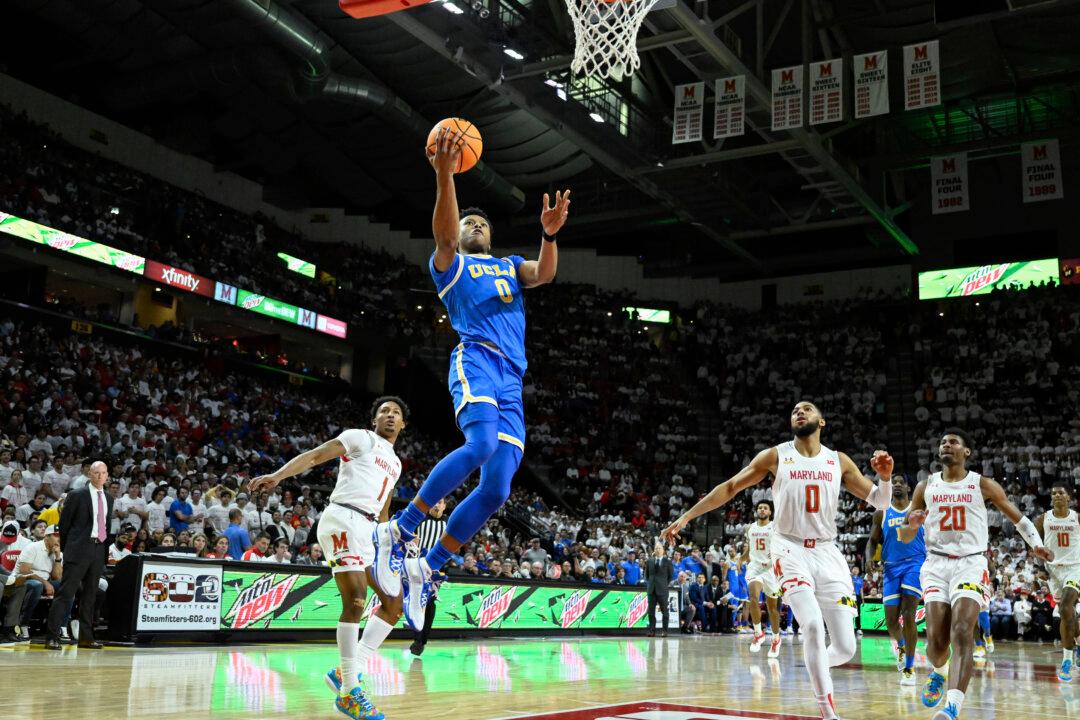 No. 16 UCLA Pulls Away Early, Routs No. 20 Maryland 87–60