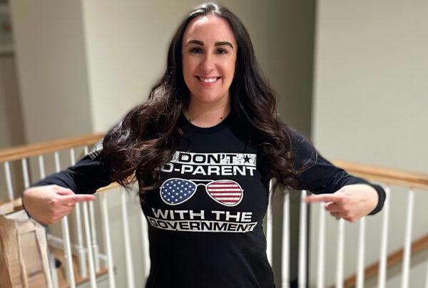 New Jersey mom Angela Reading said she was targeted by a high-ranking military officer for objecting to a kid-made sex education poster. (Courtesy of Angela Reading)