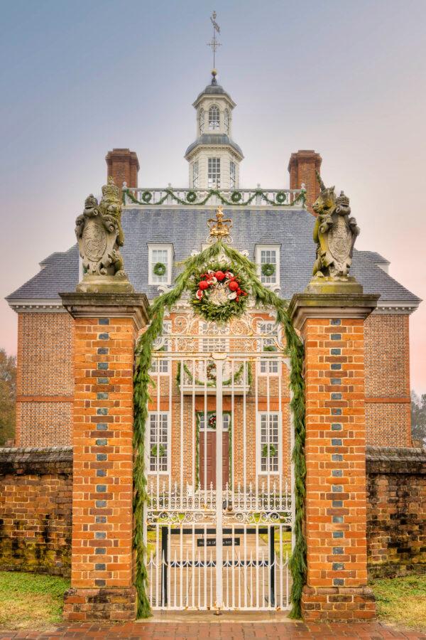 The Governor’s Palace, where an annual Christmas ball is hosted. (Jerry McCoy/The Colonial Williamsburg Foundation)