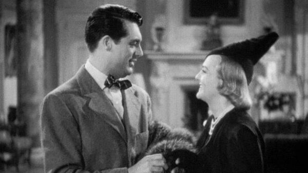 Johnny Case (Cary Grant) and Julia Seton (Doris Nolan) are lovebirds, in “Holiday.” (Columbia Pictures)