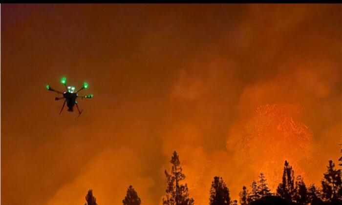 Tech Company Fights Wildfires Using Fireball-Dropping Drones