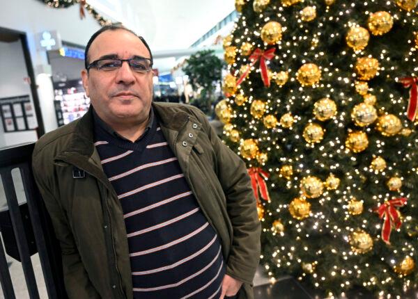 Turkish exiled journalist Bulent Kenes in Stockholm on Dec. 19, 2022. (Fredrik Sandberg/TT News Agency via AP)