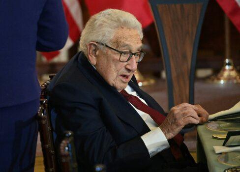 Former U.S. Secretary of State Henry Kissinger attends a luncheon at the U.S. State Department in Washington, on Dec. 1, 2022. (Roberto Schmidt/AFP via Getty Images)
