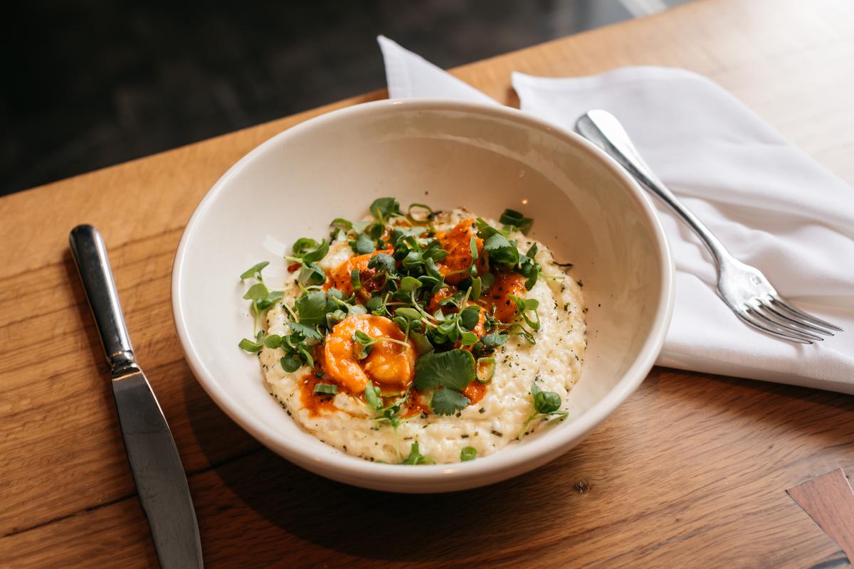 Shrimp and grits at CBD Provisions at The Joule. (Courtesy of CBD Provisions)