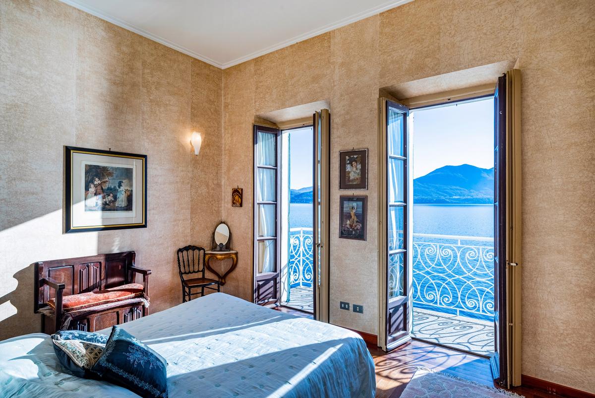 The bedrooms are well-suited to ensuring a relaxing night's sleep soothed by the ambiance of the beautiful surroundings. (Courtesy of Italy Sotheby's International Realty)
