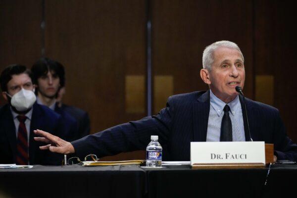 Dr. Anthony Fauci testifies in front of the U.S. Senate on Sept. 14. The director of the National Institutes of Allergy and Infectious Diseases, who became the face of the government’s response to the COVID-19 pandemic in the United States, announced on Aug. 22 that he plans to retire at the end of the year. (Drew Angerer/Getty Images)