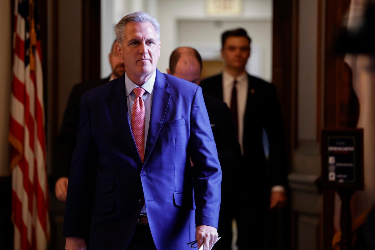House Minority Leader Kevin McCarthy (D-Calif.) in Washington on Dec. 23, 2022. (Anna Moneymaker/Getty Images)