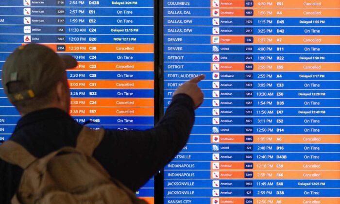 Southwest Airlines Cancels Over 70 Percent of Flights, Blames Winter Storm