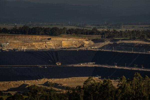 A general view of Yallourn Power Station's open-cut brown coal mine in Yallourn, Australia, on Aug. 16, 2022. (Asanka Ratnayake/Getty Images)