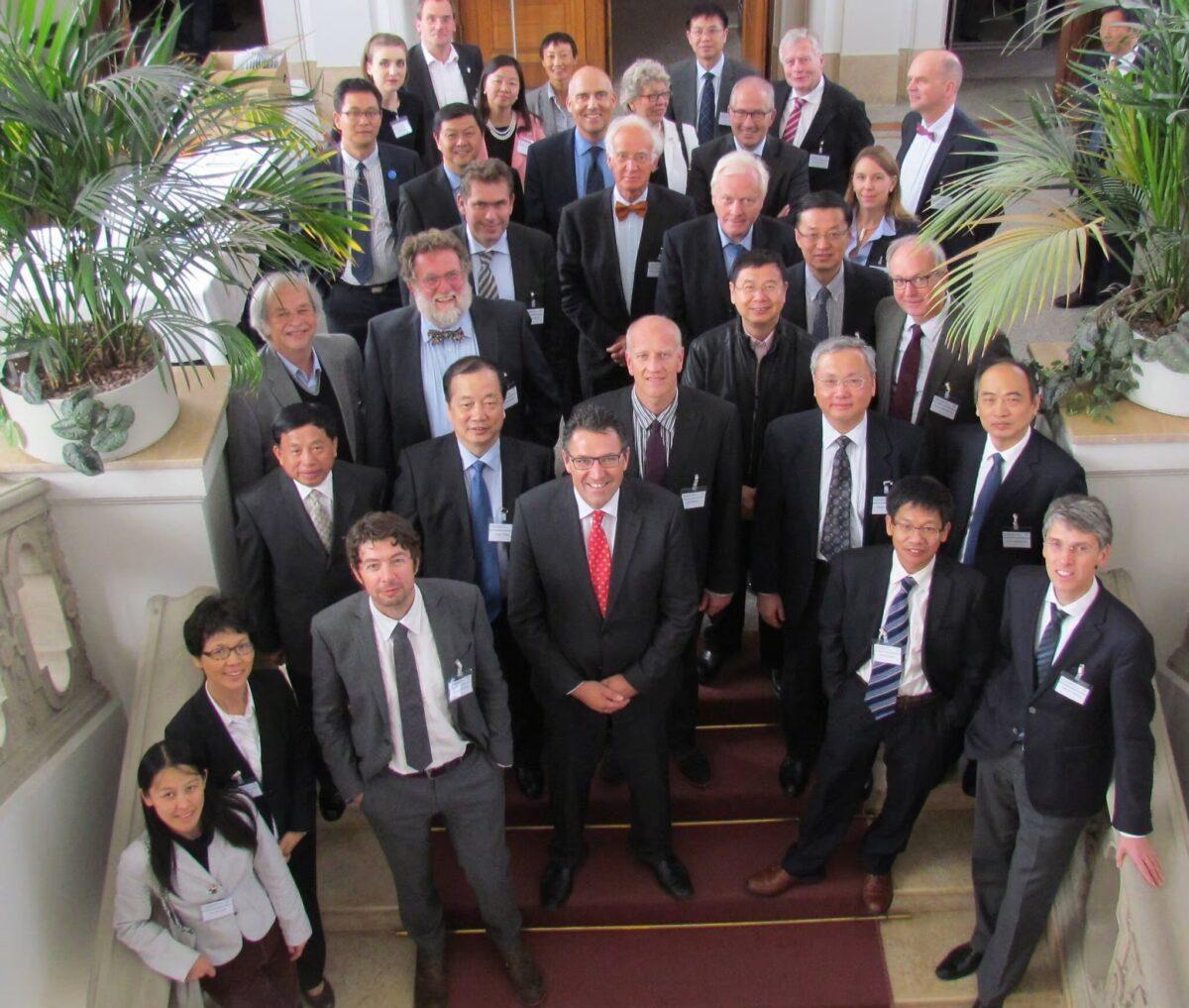 The Sino-German Symposium on Infectious Diseases held in Berlin in 2015. (Screenshot)