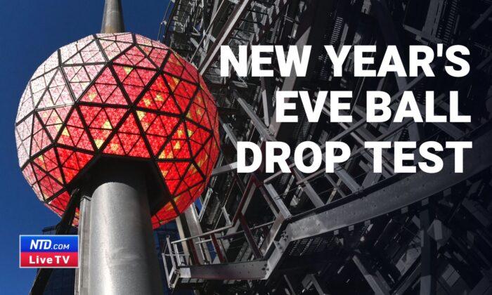New Year’s Eve Ball Drop Test in Times Square