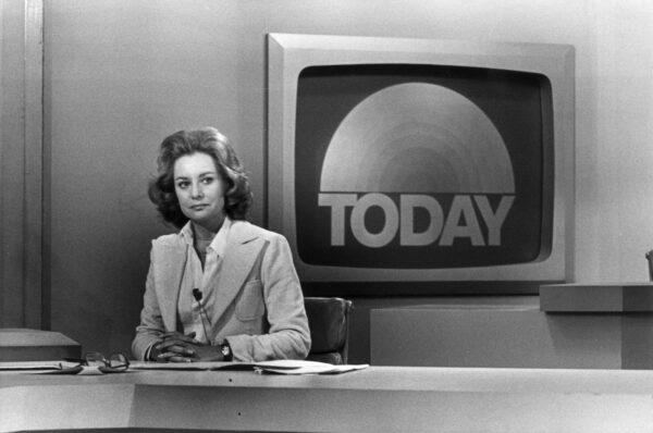 Television journalist Barbara Walters on the set of the Today Show, New York City, on May 5, 1976. (Raymond Borea/Hulton Archive/Getty Images)