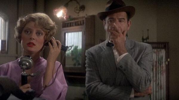 Peggy Grant (Susan Sarandon) and Walter Burns (Walter Matthau), in “The Front Page.” (Universal Pictures)