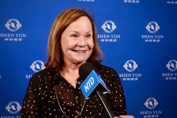 Debbie Smith at the Shen Yun Performing Arts performance at the North Charleston Performing Arts Center, on Jan. 2, 2023. (Frank Xie/The Epoch Times)