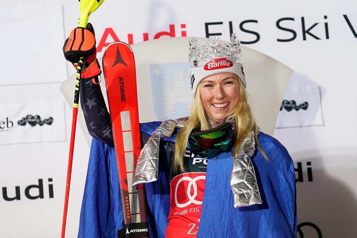Shiffrin Takes Slalom to Move Within 1 Win of Vonn’s Record